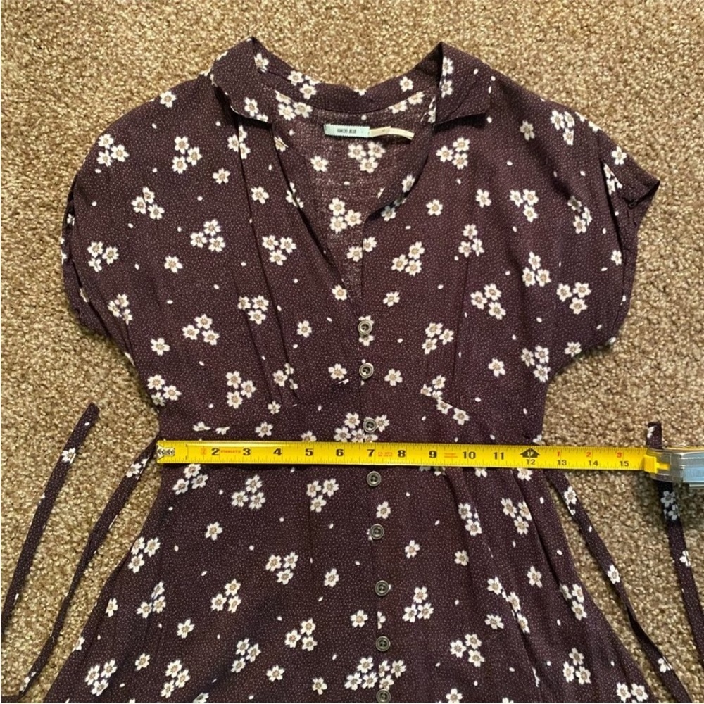 Kimchi Blue Lucy Floral Printed Shirt Dress Size XS - Picture 15 of 15